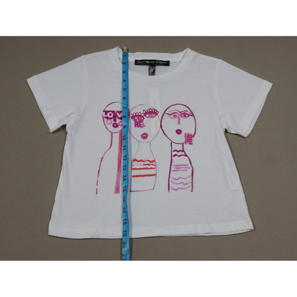 Aqua X Kerri Rosenthal Girls' Three Girls Tee - Size XL(14/16) - Picture 3 of 6